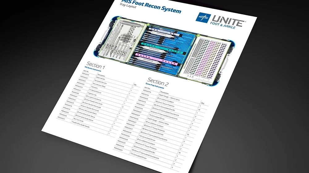BAN_Unite_MIS_Foot_Tray_Layout
